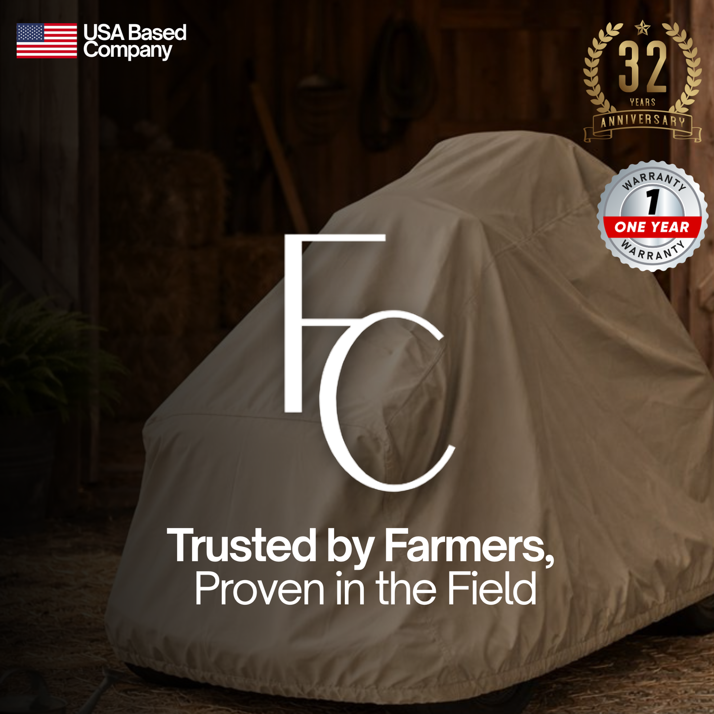 Large Riding Lawn Mower & Tractor Cover Fits Tractors up to 100" - Formosa Covers