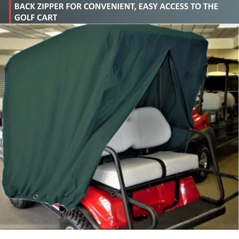 4 Passenger Golf Cart Storage Cover Green - Covers &