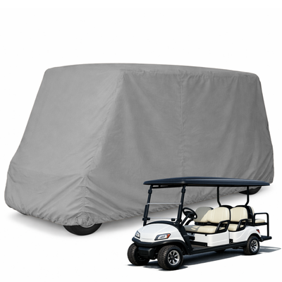 6 Passenger Golf Cart Storage Cover Grey
