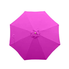 9ft Market Patio Umbrella 8 Rib Replacement Canopy Fuchsia -