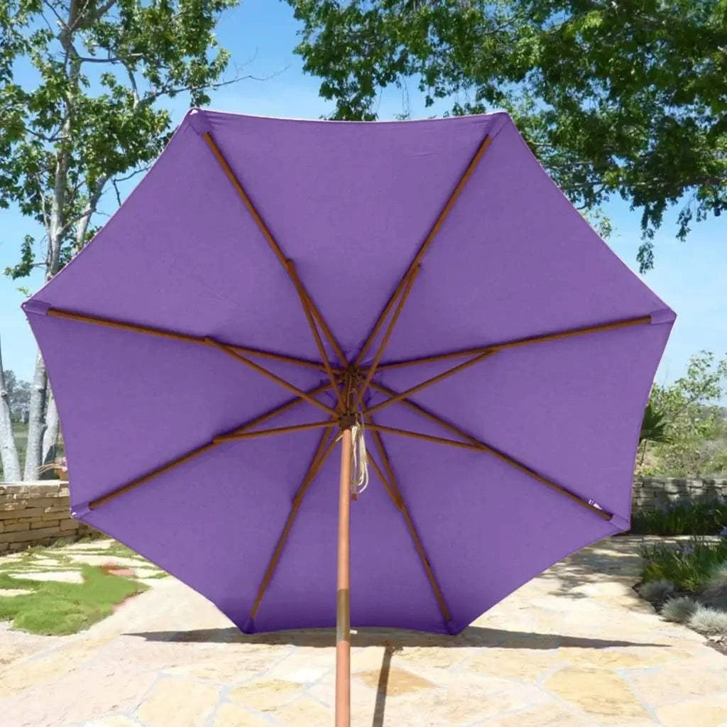 9ft Market Patio Umbrella 8 Rib Replacement Canopy Lavender
