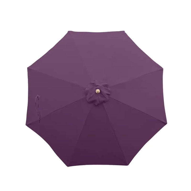 9ft Market Patio Umbrella 8 Rib Replacement Canopy Purple -