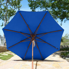 9ft Market Patio Umbrella 8 Rib Replacement Canopy Royal