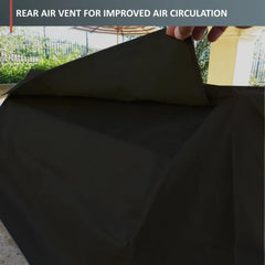 Built-In BBQ Outdoor Gas Grill Cover 33L x 30D 16H Black -