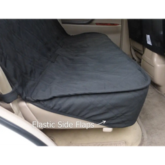 Car Seat Luxury Bench Cover For Dogs and Pets Black - Covers