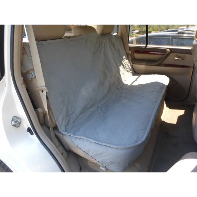 Pet Car Back Bench Luxury Seat Cover Grey Formosa Covers Formosa Covers