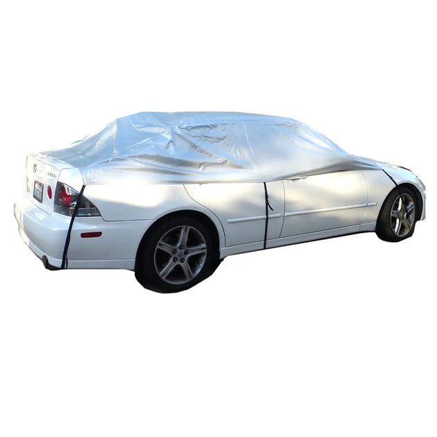 Car Snow and Windshield Sun Shade Full Top Cover fits Small to Mid Size Car