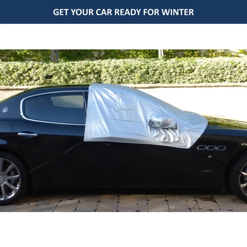 Car Snow and Windshield Sun Shade Half Top Cover fits Full