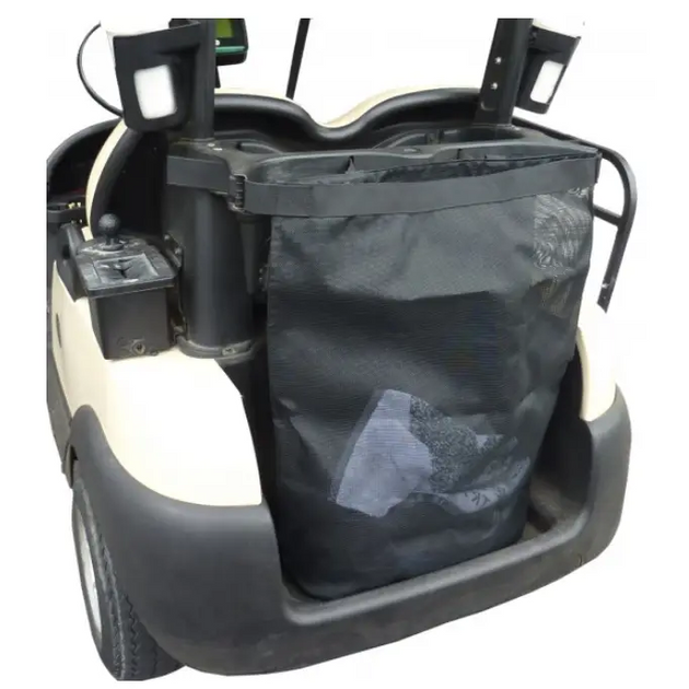 Golf cart grocery and utility outlet bag