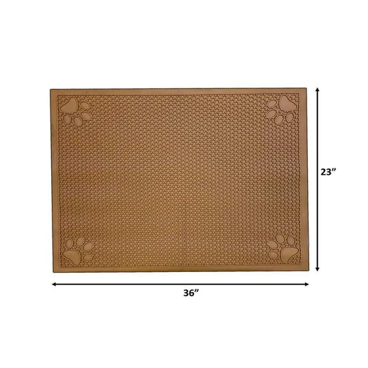 Pet Feeding Cat Litter Catcher Non-Slip Mat Waterproof Large