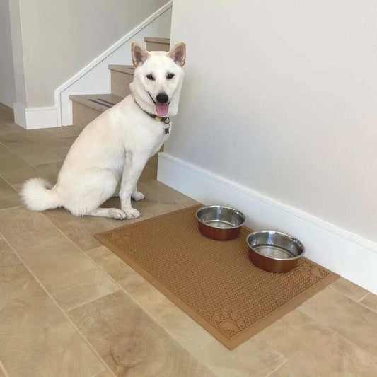 Pet Feeding Non-Slip Mat Waterproof For Water or Food Bowl