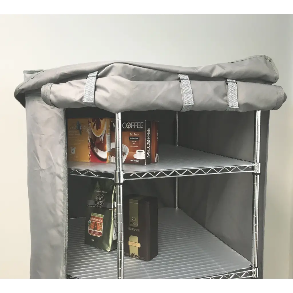 Storage Corner Shelving unit cover fits corner racks 28D x