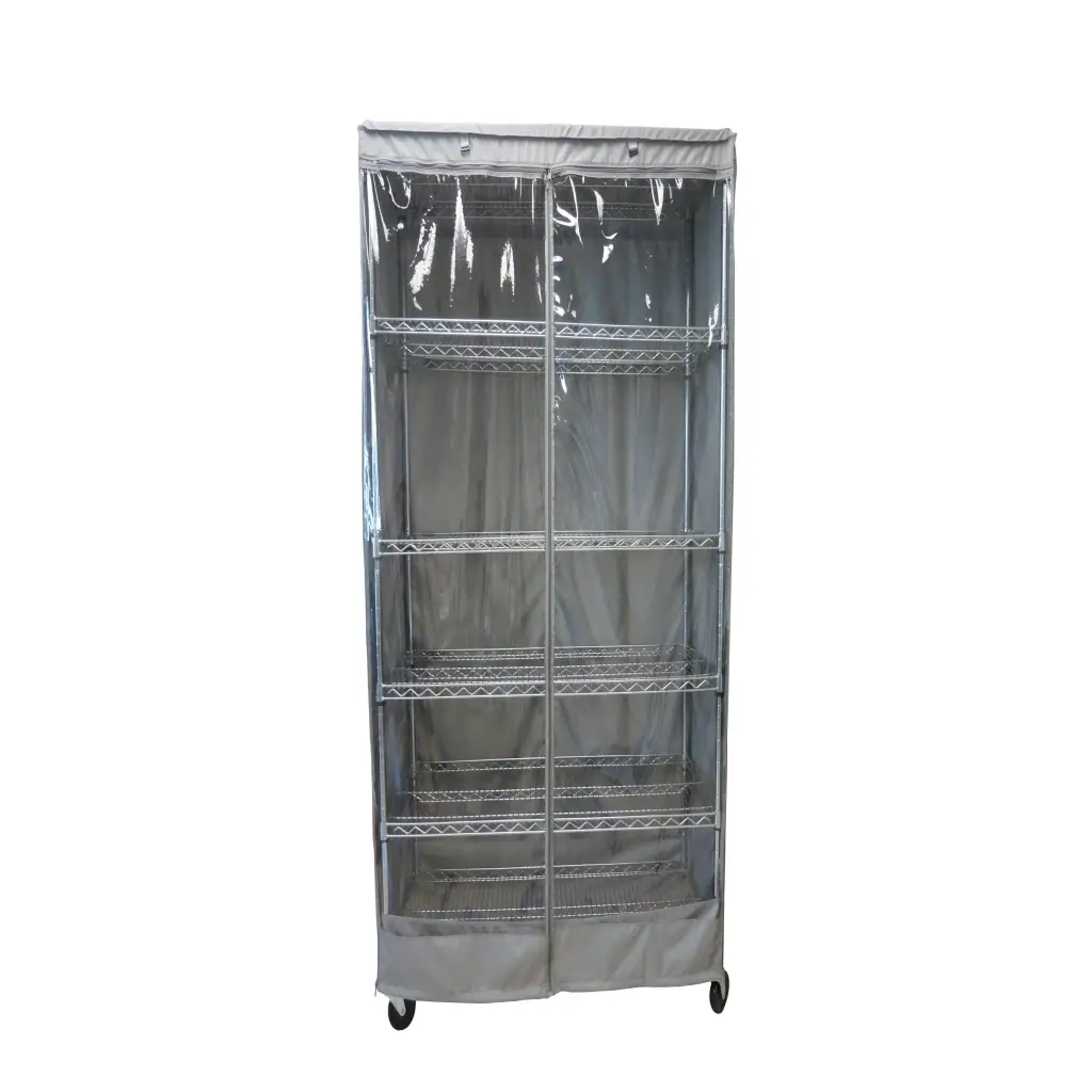 Storage Shelving Unit Cover fits racks 24W x 18D 72H one