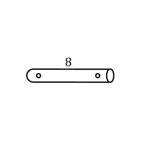 White Supporting Pole #8 - Screen House & Parts |