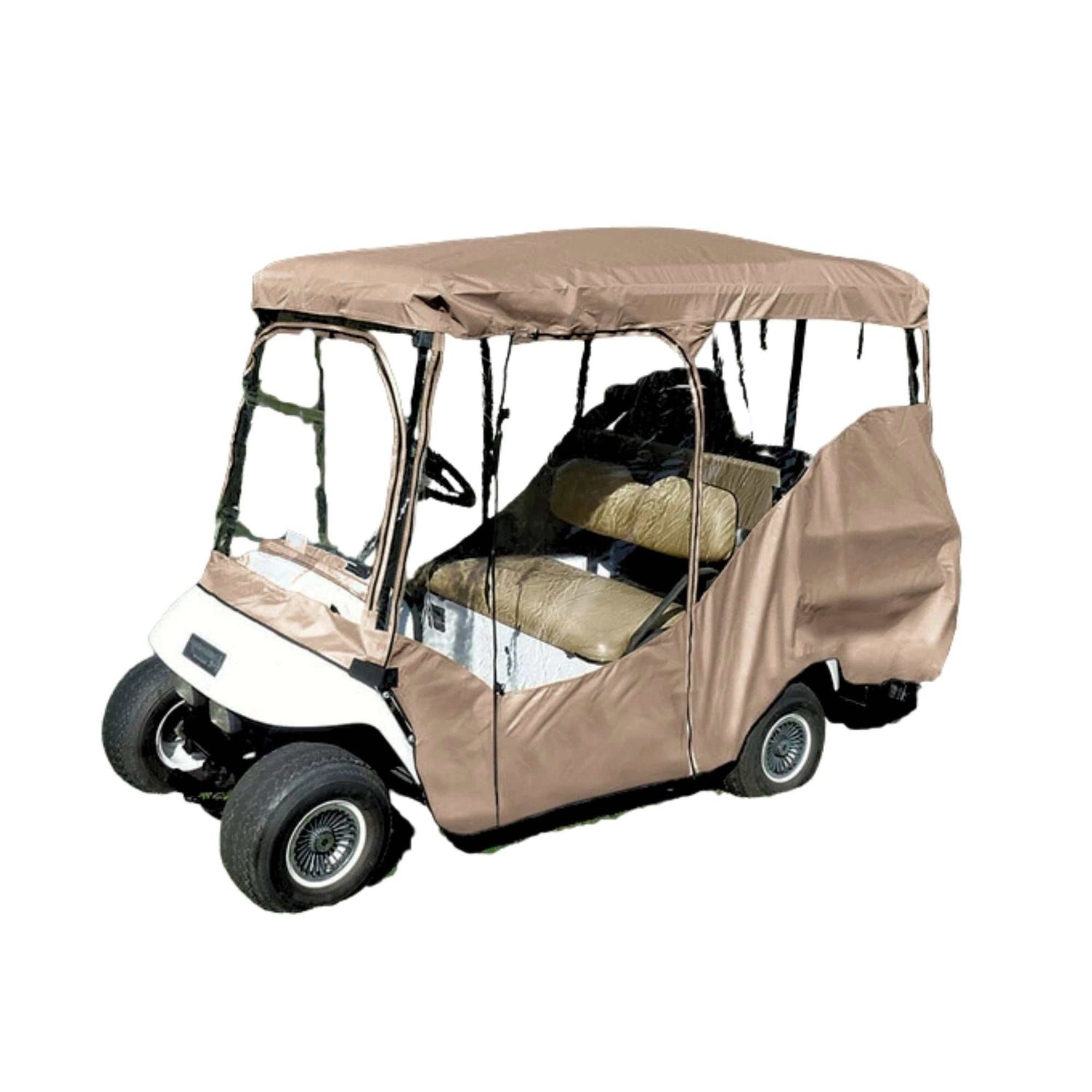 golf cart drivable cover rain winter protection from cold wet stay warm for your game or driving around your community