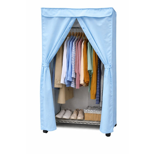 Portable Garment Rack Cover 36"W x 18"D x 68"H Glacier Blue - Formosa Covers
