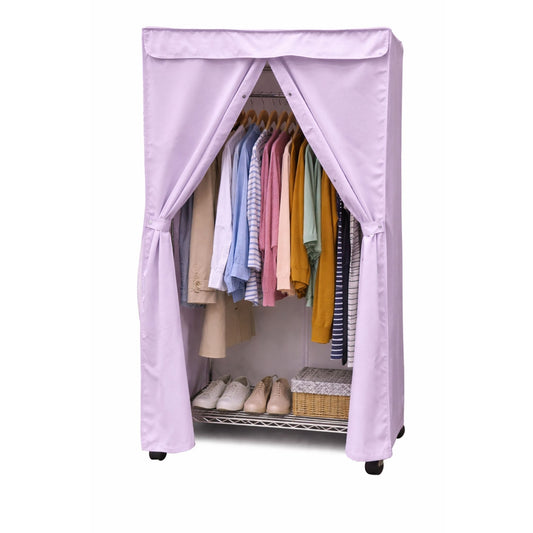 Portable Garment Rack Cover 36"W x 18"D x 68"H Lilac Purple - Formosa Covers