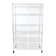 Clear PVC storage shelving unit cover fits racks 36