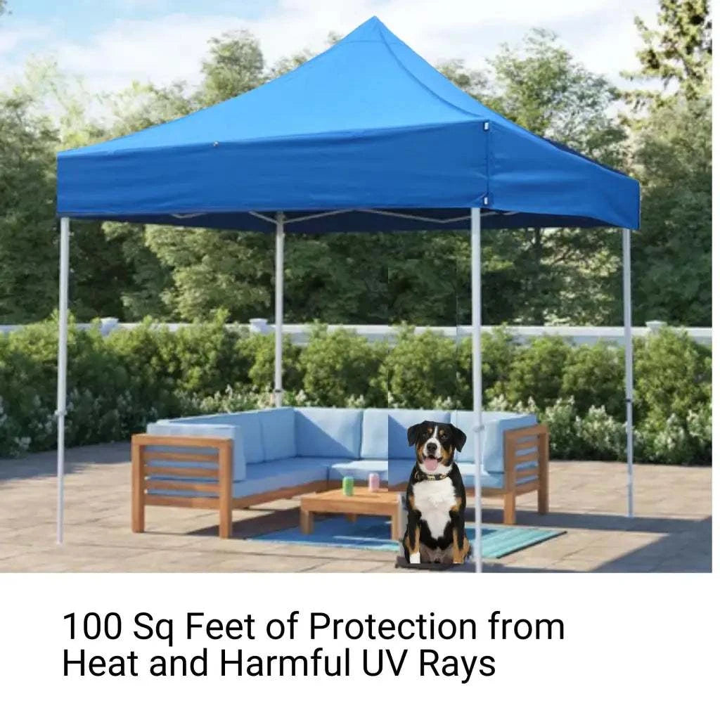 10 x 10 ft EZ Up Gazebo Tent Canopy Blue – Formosa Covers