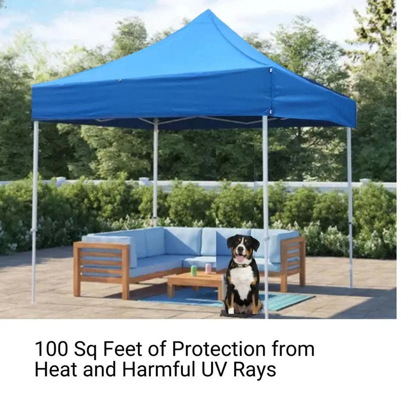 10X10 E Z Up Pop Up Tent Replacement Canopy Top Royal Blue Formosa Covers