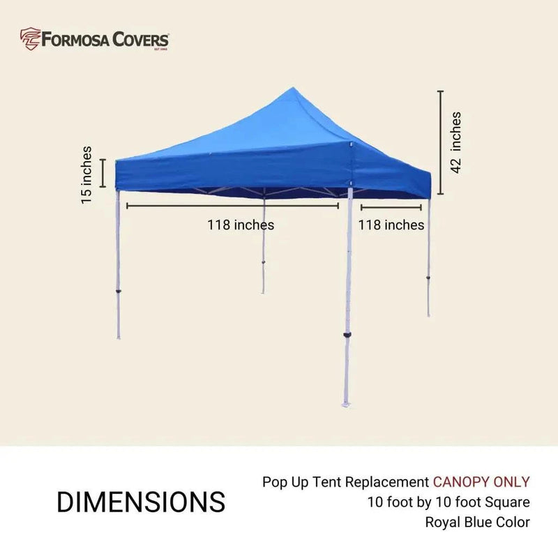10 x 10 top ez up replacement canopy