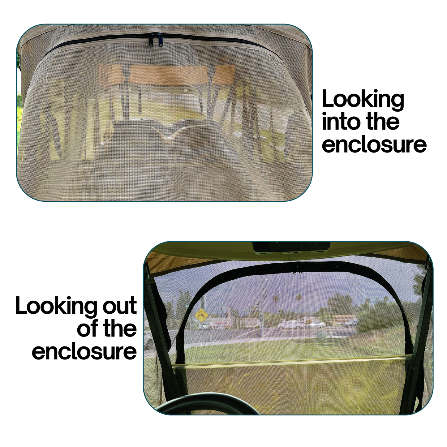 Mesh Tractor Enclosure Cab for Insect & Pest Protection (Tractor Canopy Required) - Formosa Covers