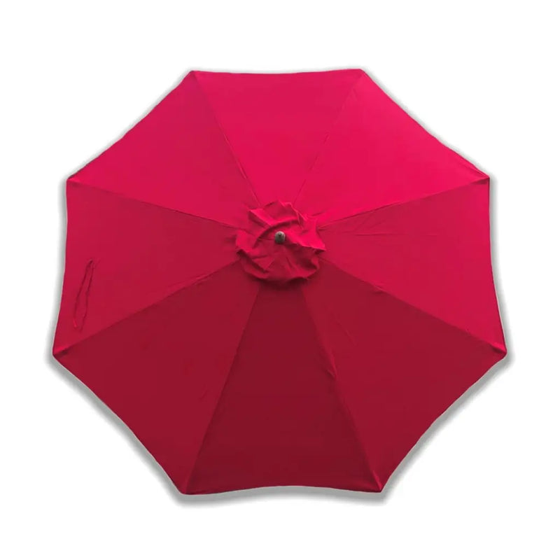 10ft Market Patio Umbrella 8 Rib Replacement Canopy Red - 10