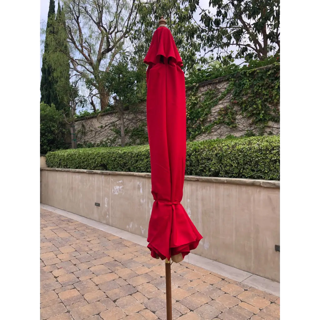 10ft Market Patio Umbrella 8 Rib Replacement Canopy Red - 10