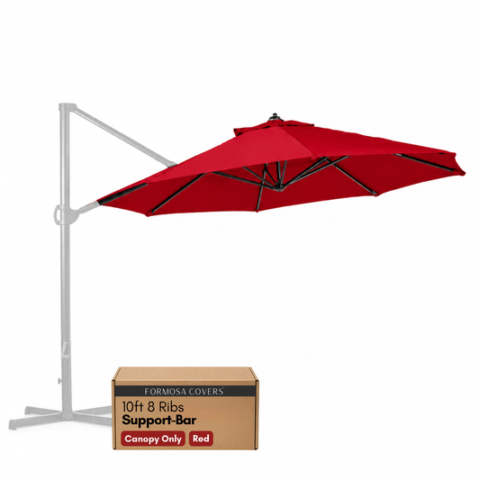 10 foot patio umbrella ribs ft - 8 Sturdy Outdoor Table Umbrella with Crank Lift & Push Button Tilt - Market Umbrella for Pool, Deck, Yard, Garden Selected metal frame and designed cross base assure the stability of our outdoor umbrella 10 ft 8 ribs Umbrella
