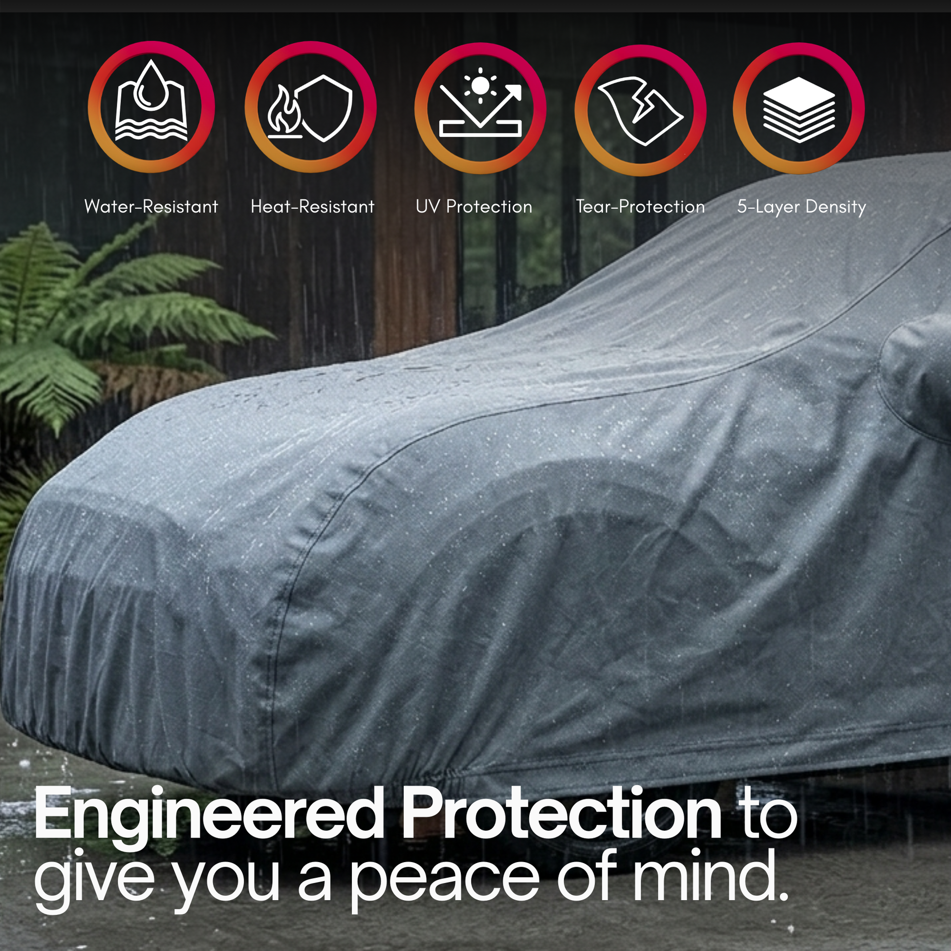 Car Cover for Mini Cooper Hardtop 2 Door and 4 Door, Convertible, Coupe, fits up to 158"L