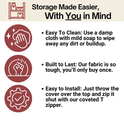 Storage Shelving Unit Cover, fits racks 36"W x 18"D x 72"H All Clear See Through PVC - Formosa Covers