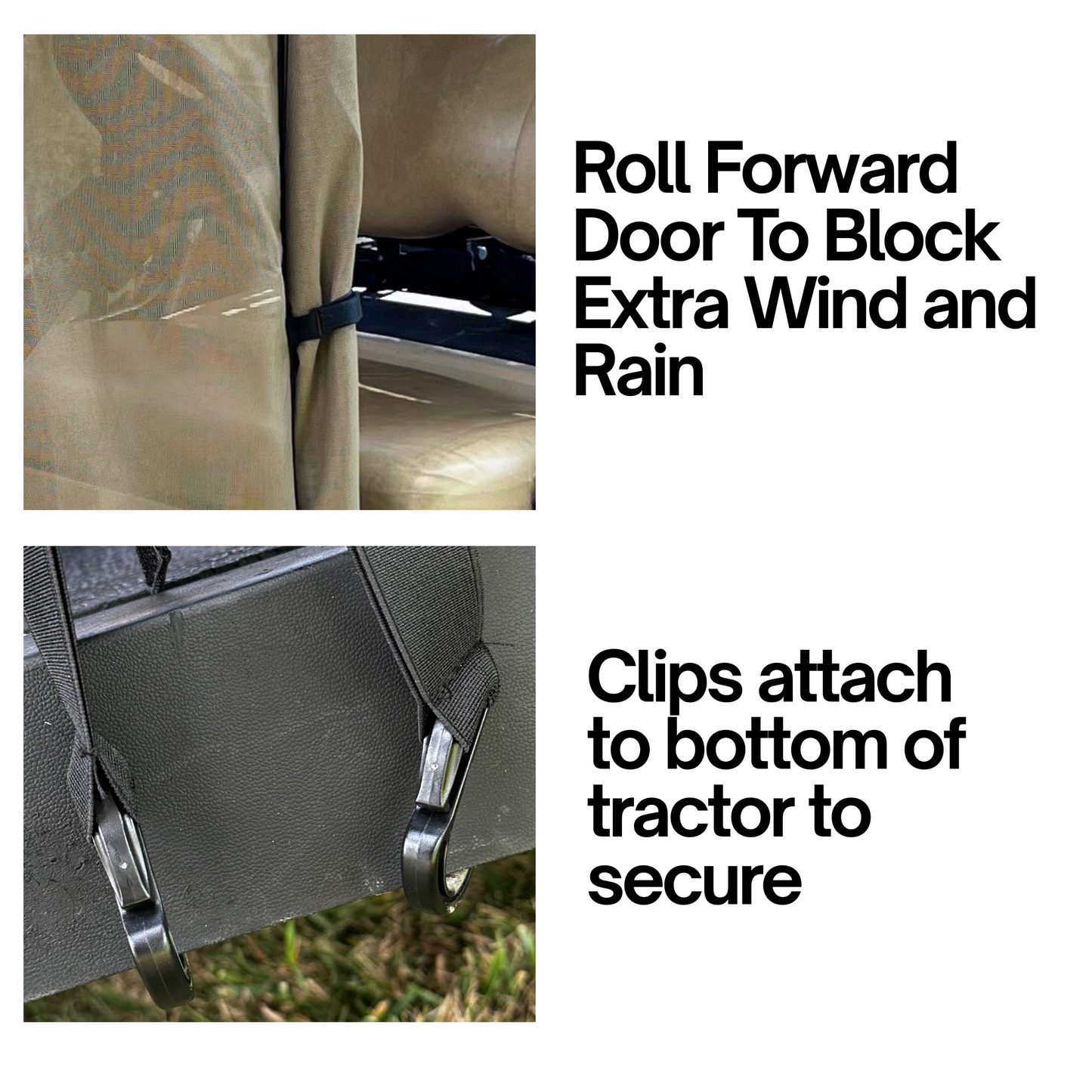 Mesh Tractor Enclosure Cab for Insect & Pest Protection (Tractor Canopy Required) - Formosa Covers