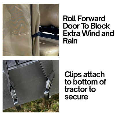 Mesh Tractor Enclosure Cab for Insect & Pest Protection (Tractor Canopy Required) - Formosa Covers