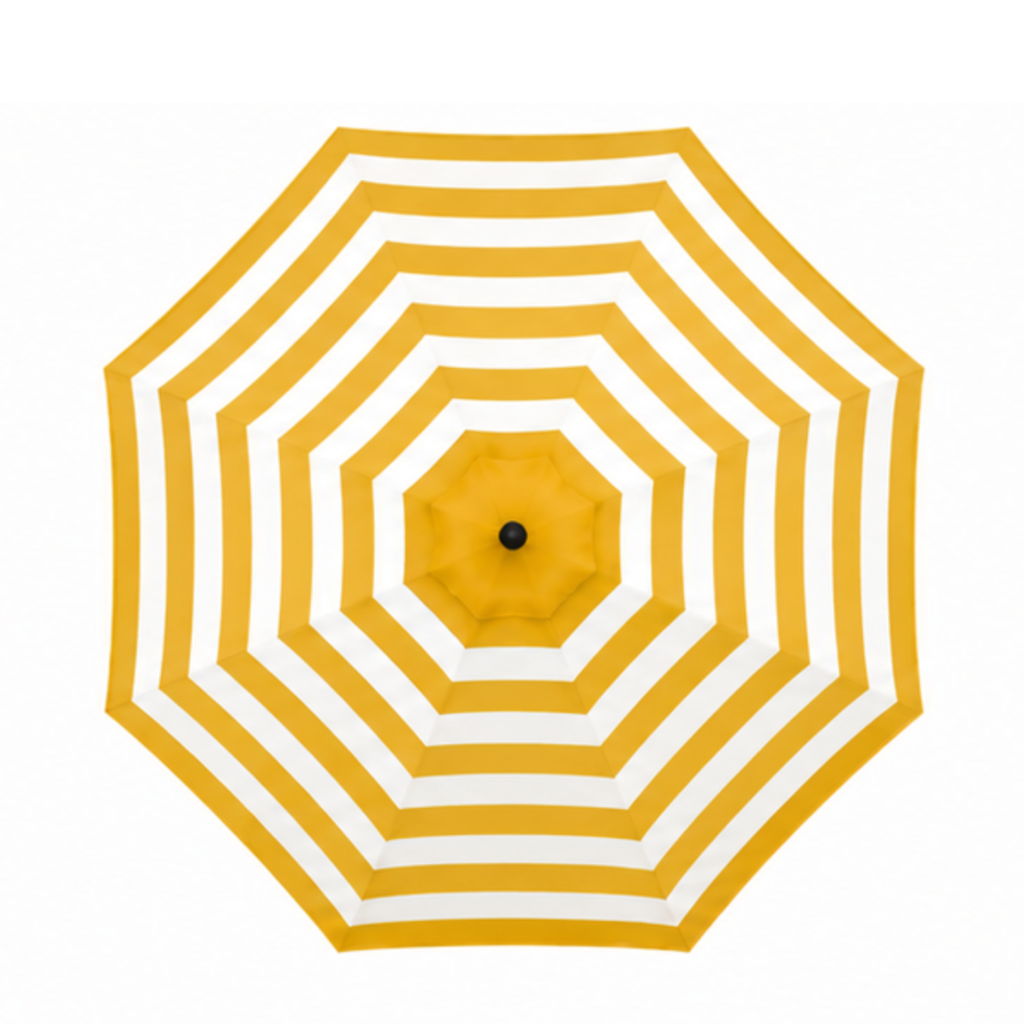 [SHIPS BY 6/16/26] 9ft Market Patio Umbrella 8 Rib Replacement Canopy Yellow Cabana Stripe