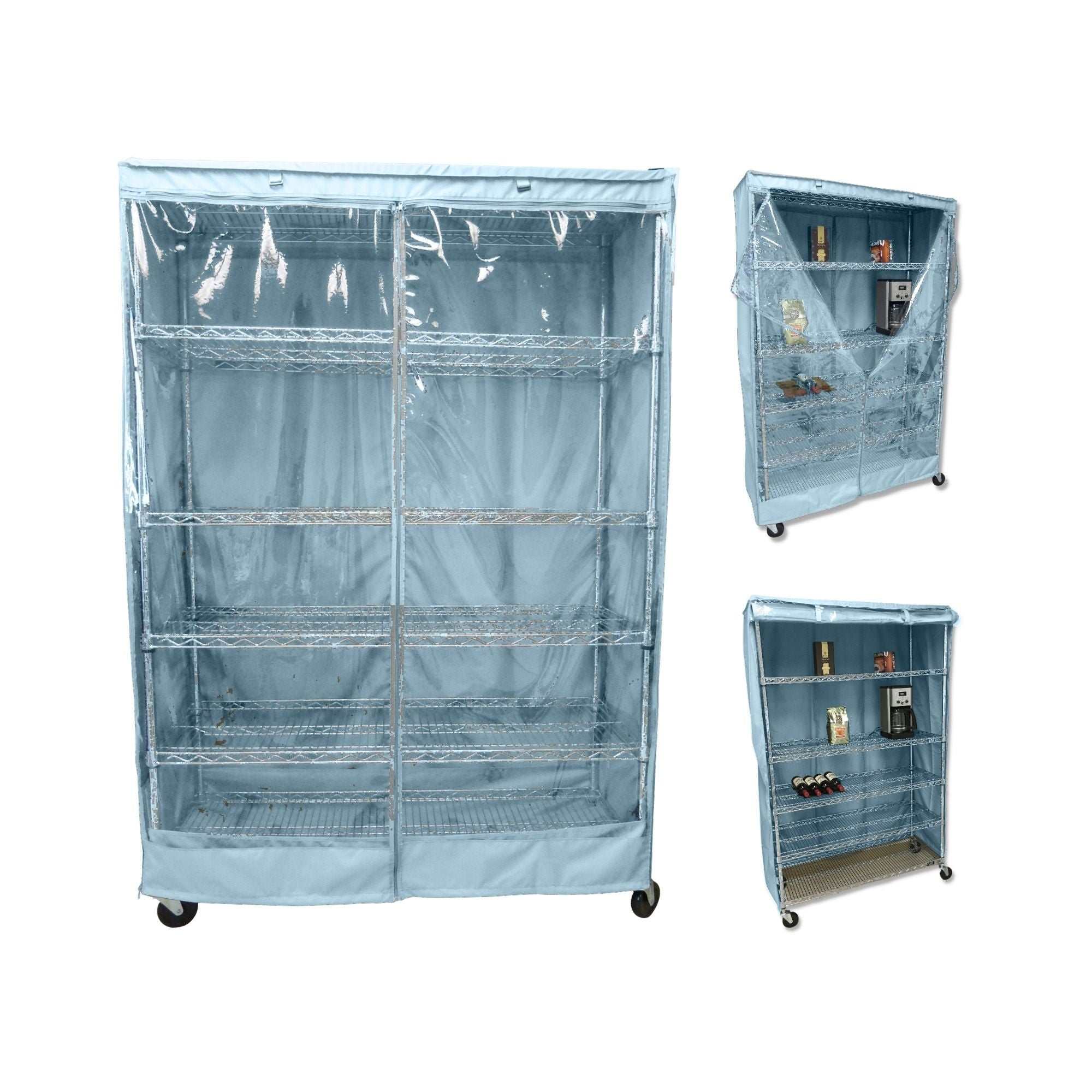 Storage Shelving Unit Cover, fits racks 48
