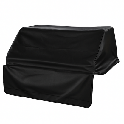 Black vinyl BBQ outdoor gas grill cover 56"L x 30"D x 16"H with waterproof and UV protection
