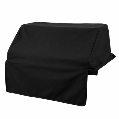 Black built-in BBQ outdoor gas grill cover 36" with heavy-duty water-repellent polyester fabric and vented design for weather protection