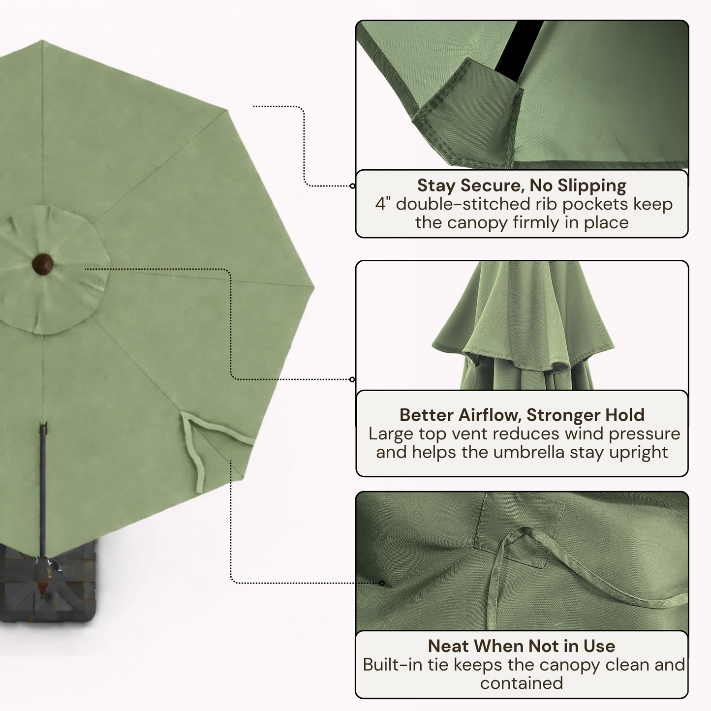 11 ft Cantilever Umbrella Canopy Replacement 11 ft Cantilever Umbrella Canopy Replacement