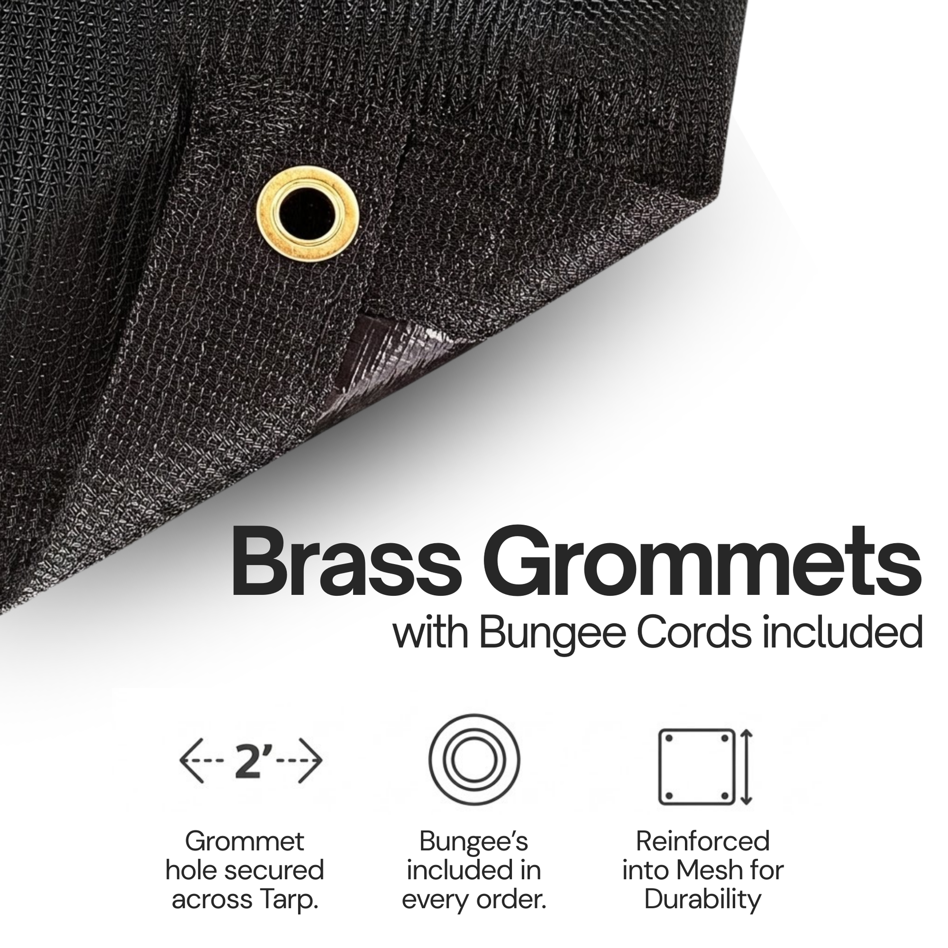 Heavy Duty Mesh Throw Tarp 8'X10' | 536 GSM - Formosa Covers