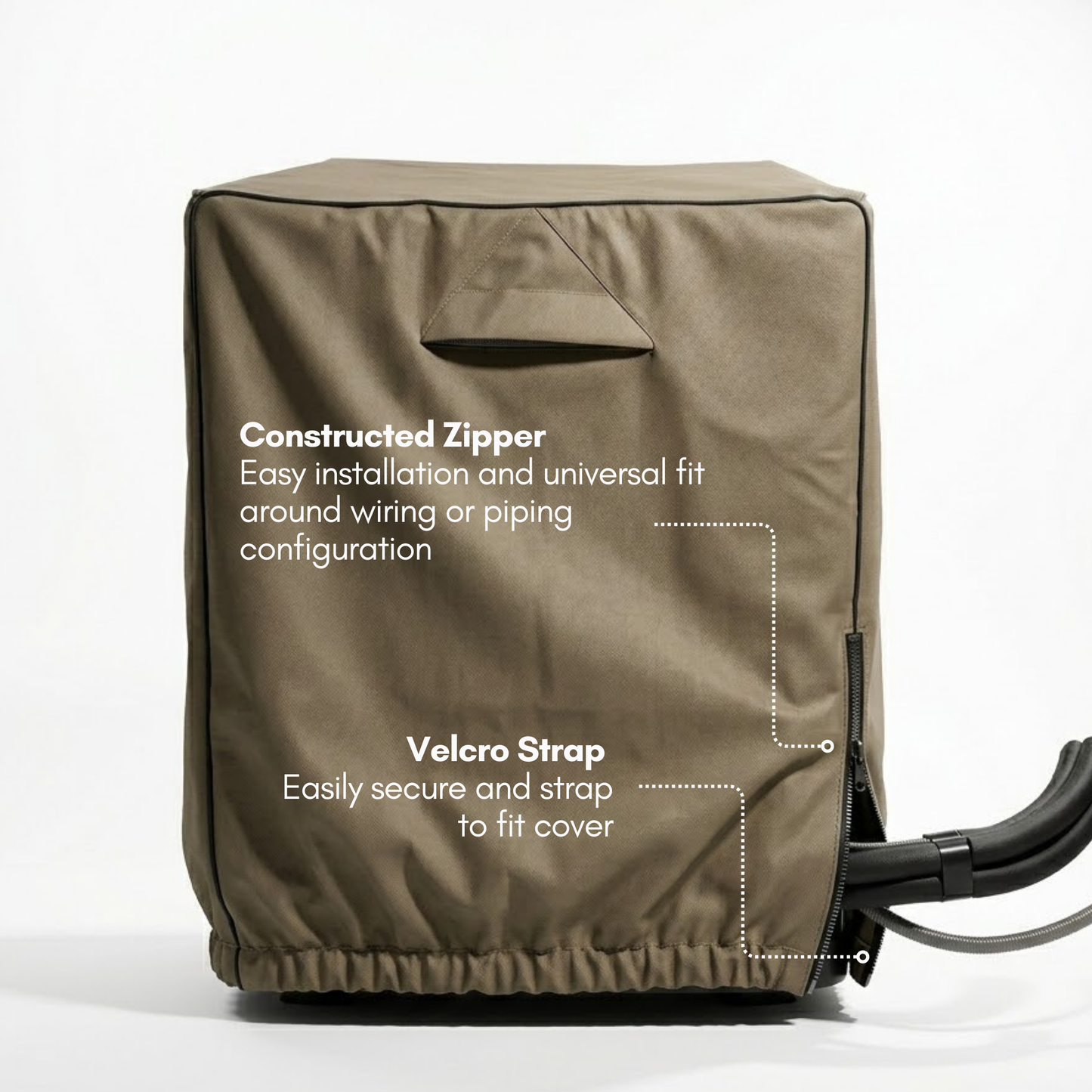 Outdoor Air Conditioner Cover - All Weather AC Unit Cover - Extra Large - 38"L x 36"W x 38"H - Formosa Covers