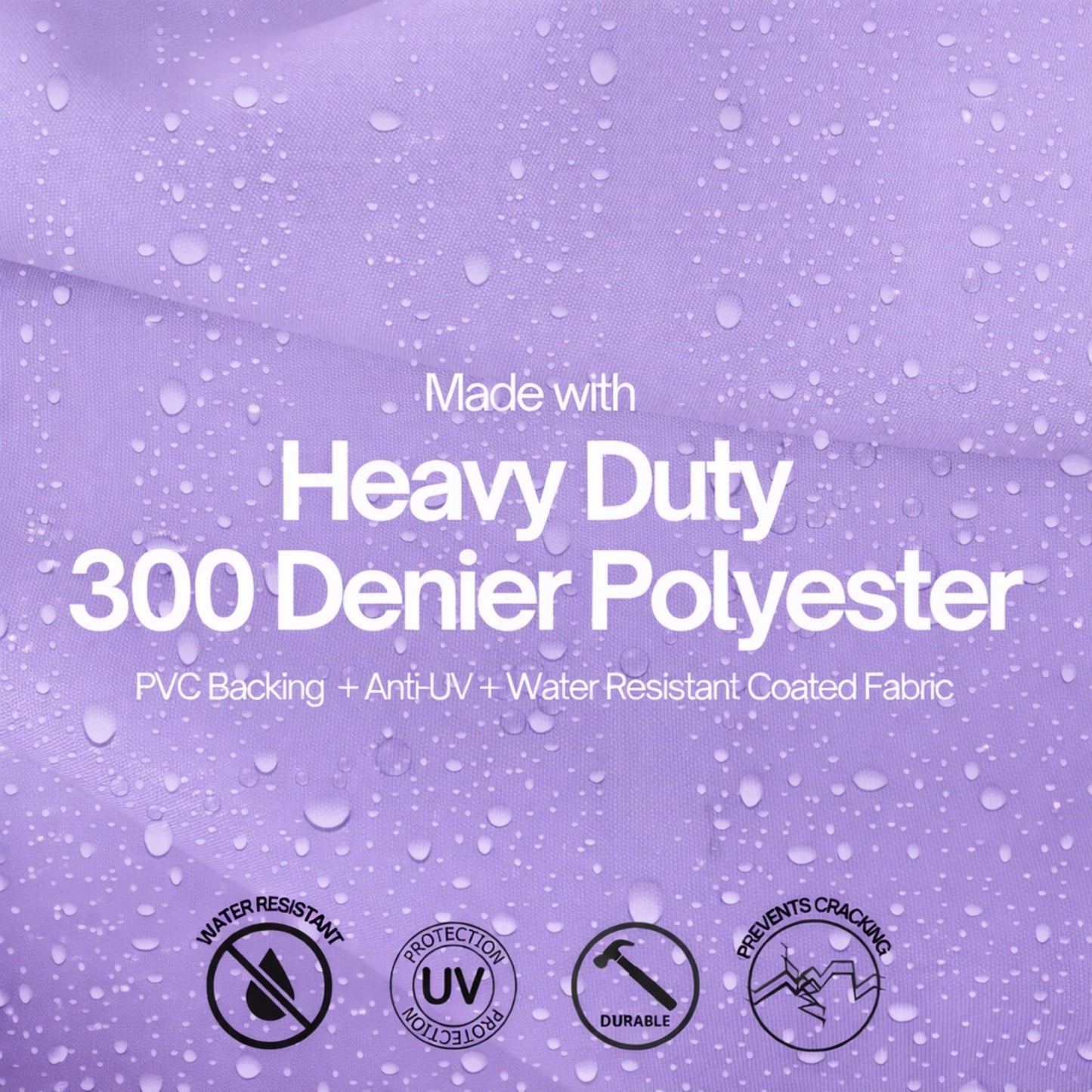Portable Garment Rack Cover 48"W x 18"D x 75"H Lilac Purple - Formosa Covers