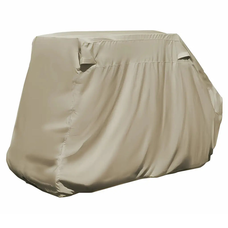 4 Passenger Golf Cart Storage Cover (2 Short Roof 58) Taupe