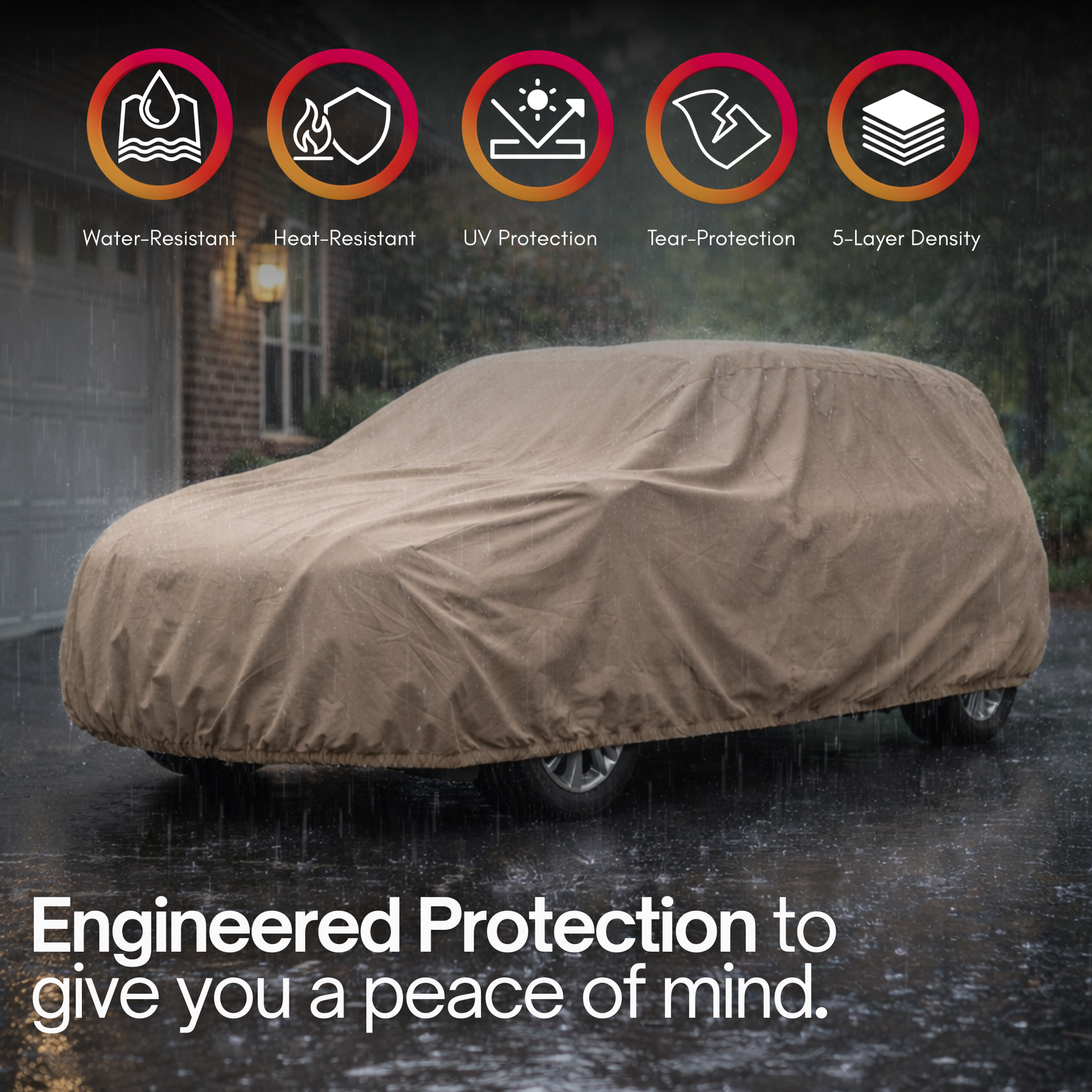 SUV Car Cover Large 200"L - Formosa Covers