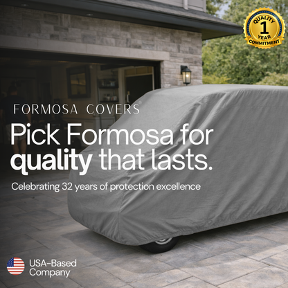 8 Passenger Golf Cart Storage Cover Grey - Formosa Covers