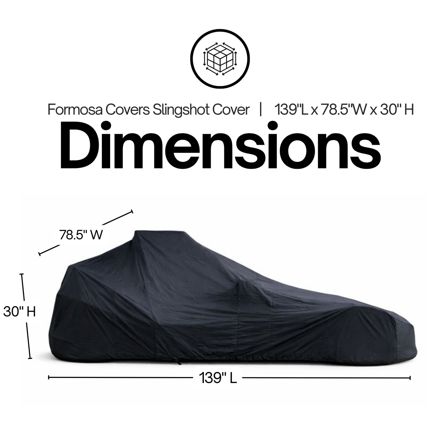 Heavy Duty Full Cover for Polaris Slingshot Waterproof & UV Resistant - Formosa Covers