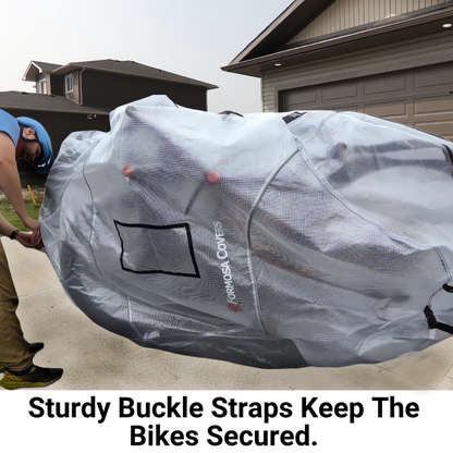 Dual Bike Rack Cover For Transport (Fits 1-2 Bikes) Full
