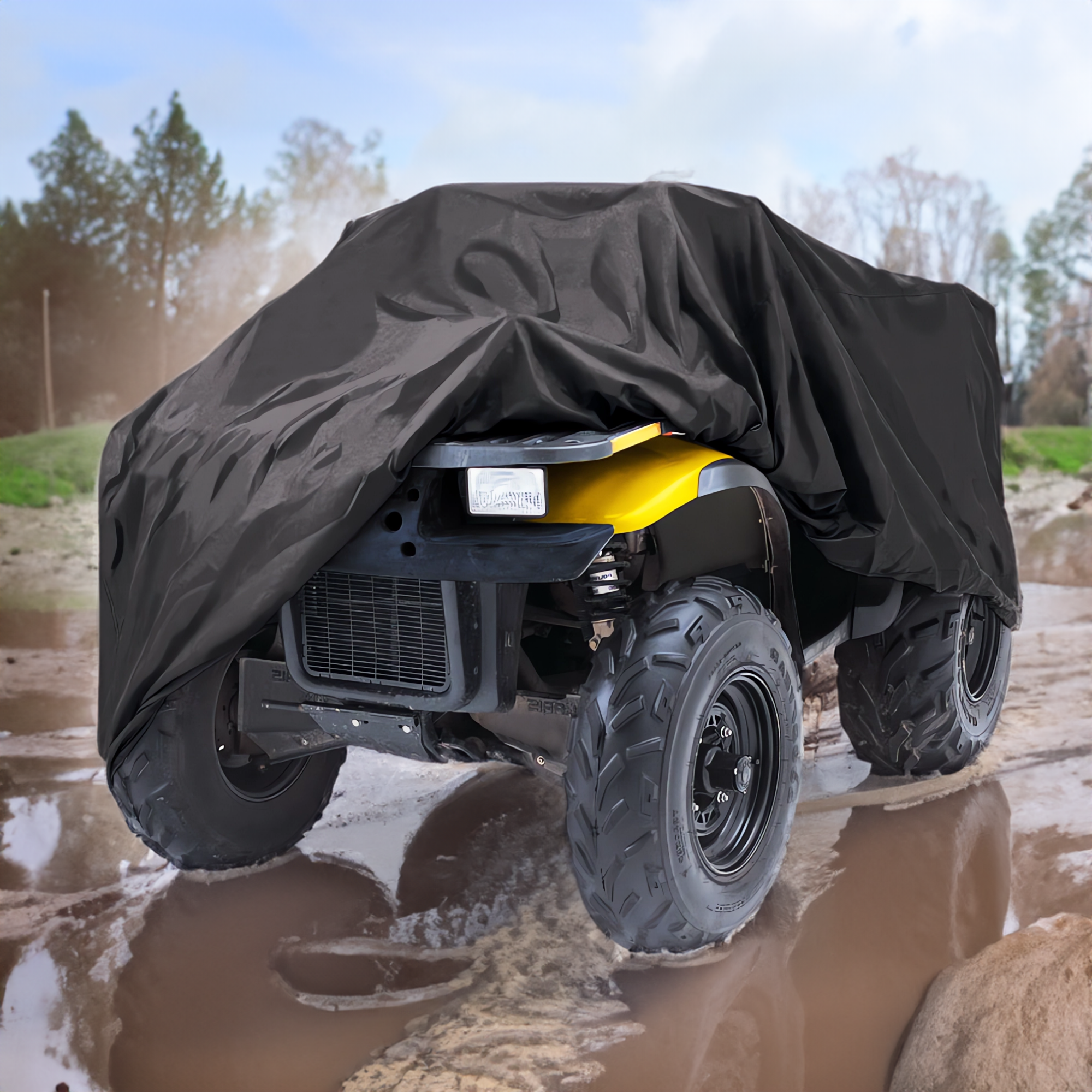 XXXL ATV Cover Waterproof Outdoor For Kawasaki Brute Force 750 - Foto 5