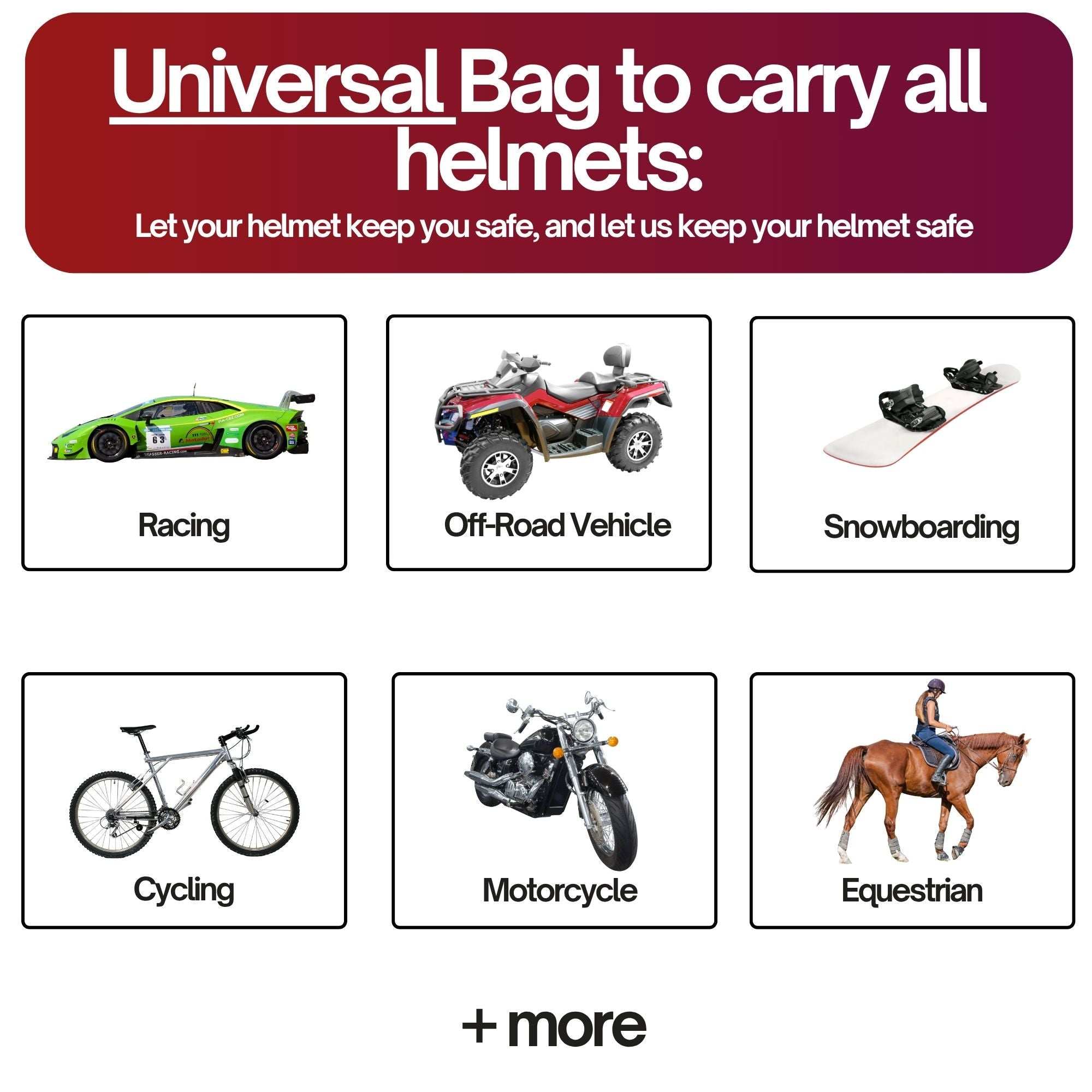 Premium Universal Helmet Bag