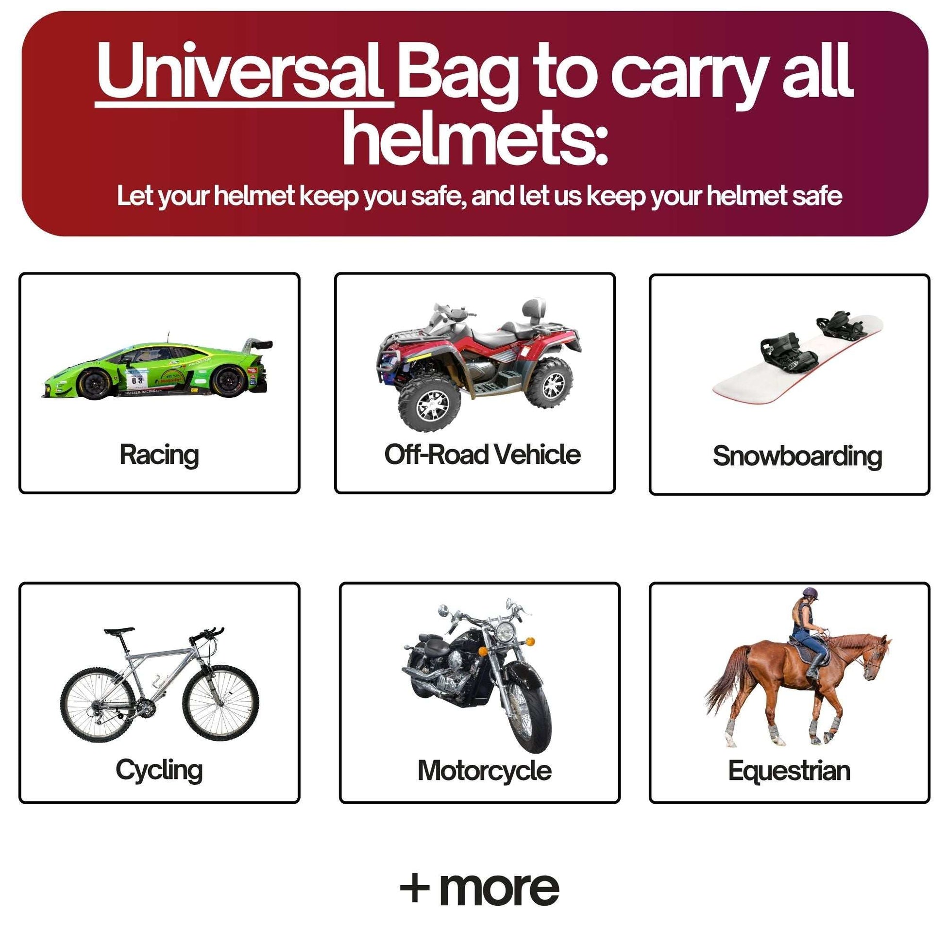 china helmet bag motorcycle factory Formosa Covers Helmet Bag For Motorcycle / biking / ATV / UTV / Scooter / Snowboard Helmet. One size fit all
