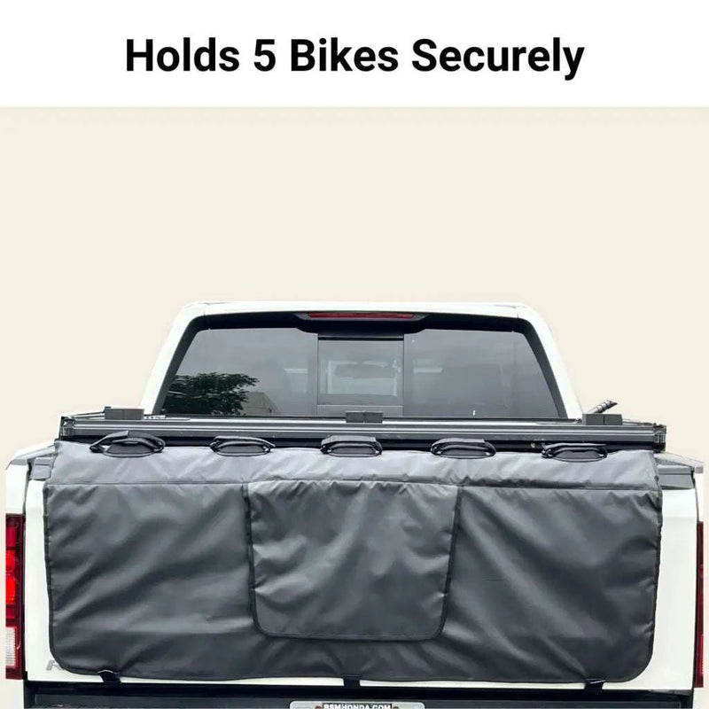 Tailgate pad with online tonneau cover